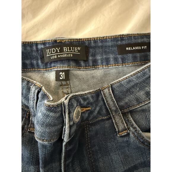 Judy Blue Women's Straight Leg Jeans - Blue - Picture 2 of 7